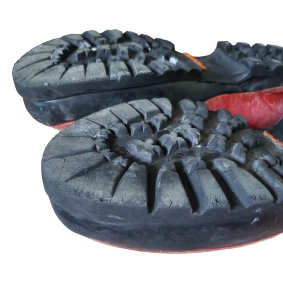 Scarpa Omega Mountaineering Ice Climbing Red Plastic Boots Men UK 9 READ SCUFFS - Picture 12 of 16